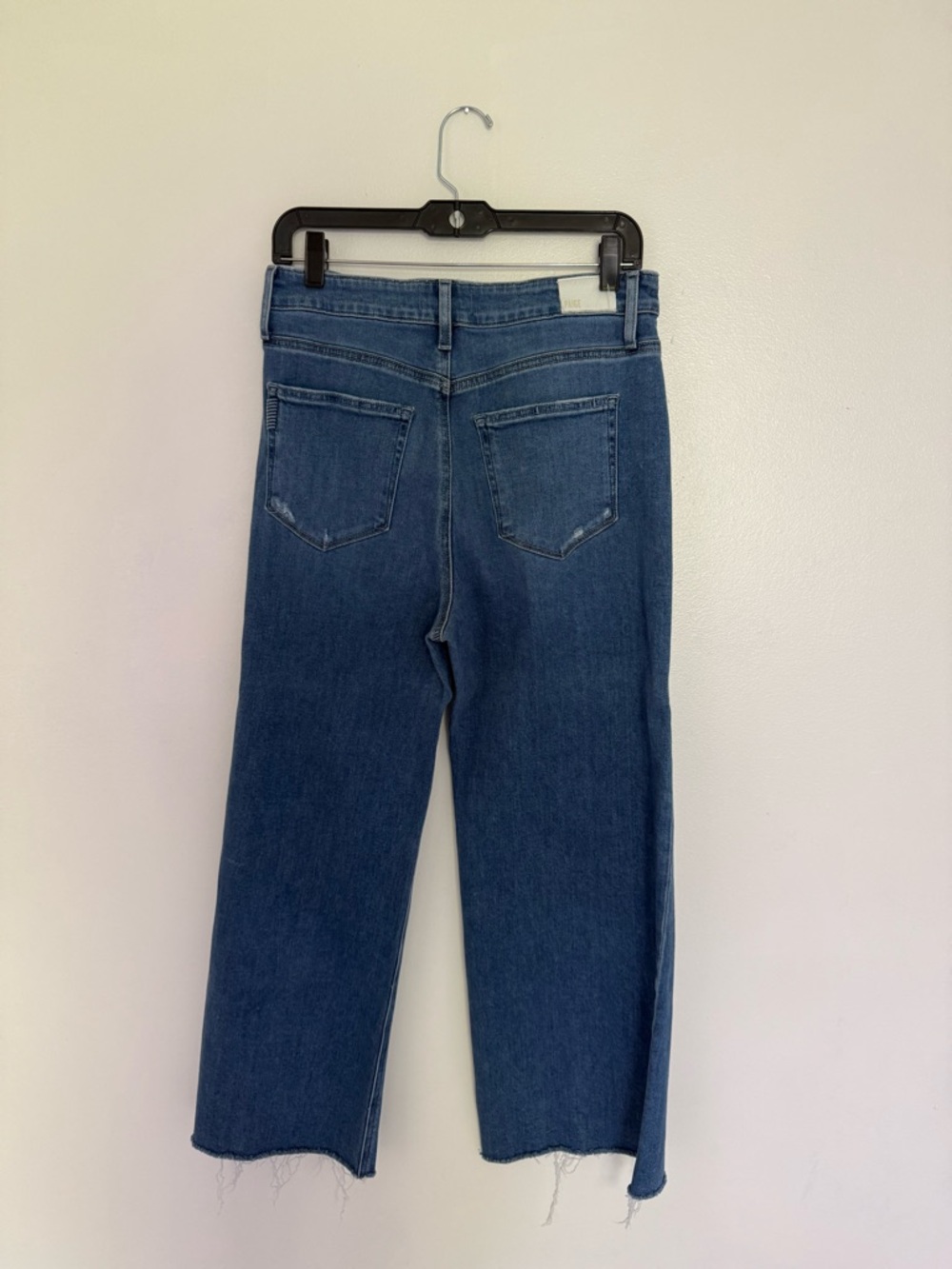 Paige Jeans Anessa Wide Leg in Rock Show Distressed - Picture 5 of 10